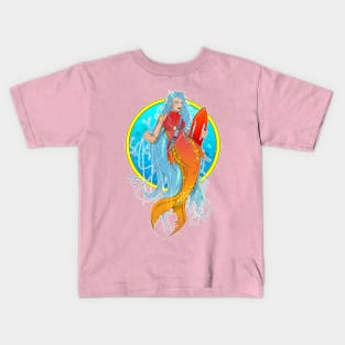 lifeguard - mermaid Kids T-Shirt